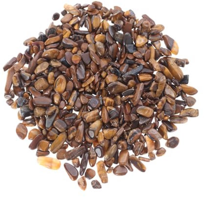 BELLIFFY 100g Tigerauge Dekokies Leicht Polierte Bunte Flusskiesel Für Aquarium Wasserpflanzen Gartendeko Ungiftig Und Fischsicher Naturbelassen Für Teiche Und Terrarien