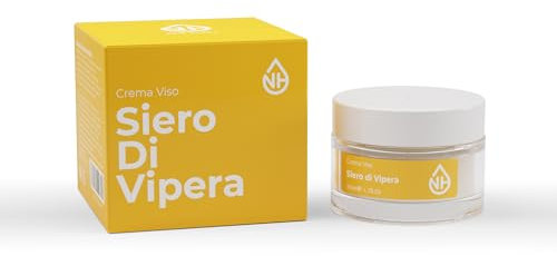 NEW HYDRA Crema Viso al Siero di Vipera – Lifting Immediato, Antiage, Acido Ialuronico – Idratante, Antirughe Uomo e Donna, 50 ml