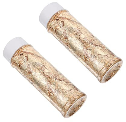Cabilock Essbare Glitzerflocken Dosen Nail Art Glitzer Für Nagelstudio Und Kuchen Dekoration Glänzende Goldblätter Zum Basteln Backen Getränke Verzieren Haftfest Und Vielseitig Einsetzbar