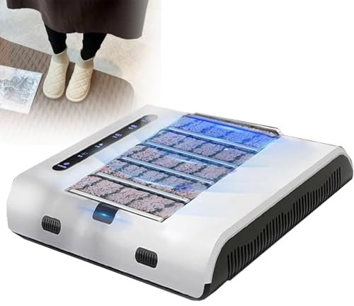 Nettoyeur de Semelles entièrement Automatique,Brosse à Chaussures Rechargeable, cireuse à Chaussures à Induction Automatique 260 TR/Min,Nettoyage Rapide en 5 Secondes,pour la Maison et Le Bureau