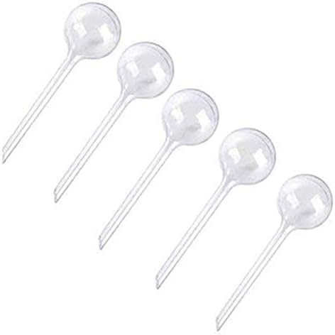 Tnyvm 4Pcs Transparent Watering Globe, Automatic Watering Device Globes, Vacation Houseplant Pot Waterer Flower Water Watering Plant Container Accessories