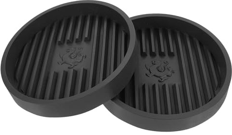 Yardenfun Toilet Plunger Drip Tray Cement Drip Mat and Holder for Bathroom Plungers Drying Tray Protects Floors from Water and Dirt Easy to Clean Organizer for Household Cleaning Tasks