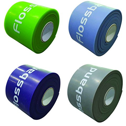 Flossband Level 1-4, 2m x 5 cm, 4er Set