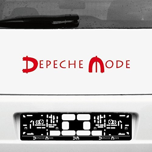GreenIT Schriftzug Spirit Aufkleber Tattoo die Cut car Decal Auto Heck Deko Folie Autofolie Autoaufkleber Depeche Mode (rot)