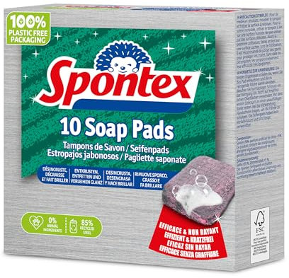 Spontex 10 Soap Scourer Pads