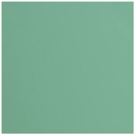 Vaessen Creative Florence Cardstock Papier, Grün, 216 Gramm/m², Quadratisch, 30,5 x 30,5 cm, 20 Stück, Textur, für Scrapbooking, Kartenherstellung, Stanzen und andere Papierbasteleien