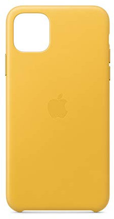Apple Leather Case (for iPhone 11 Pro Max) - Meyer Lemon