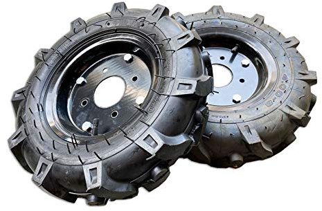 Ruote Complete 4.00-8 Fisse Coppia Agricole Motozappa Motocoltivatore