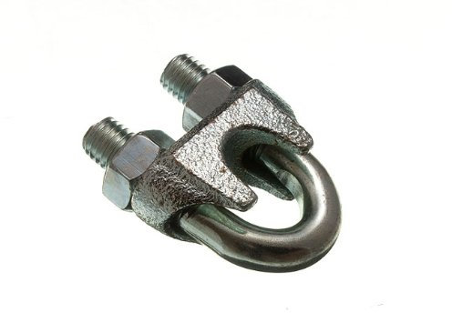 One Stop DIY Wire Rope Cable Grip Clamp U Bolt Fixing M16 BZP Rust Proof Steel NEW