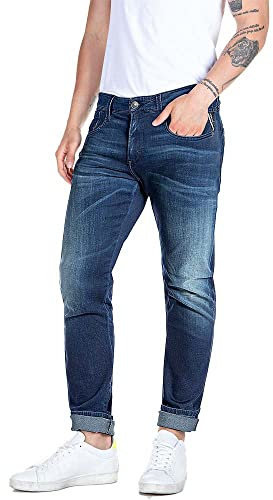 Replay Men's Anbass Forever Blue Jeans, 009 Medium Blue, 31W x 30L