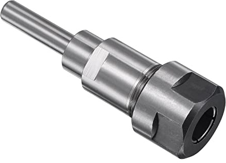 QUARKZMAN 8mm bis 12mm Fräser Spannzange Verlängerung Stangen Konverter | 1 Stück, Kohlenstoffstahladapter, Für Fräsen Schaftverlängerungen