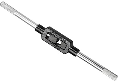 CoCud Tap Wrench Handle, Fit M4-M12 8/16-1/2 (UNC/UNF) Taps Size, Adjustable Single End Wrench Reamer Tapping Hand Tool - (Applications: for Tapping Operations)
