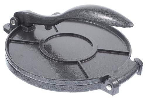 GOOHOCHY Faltbare Aluminium Tortilla Presse 20cm Antihaftbeschichtung Für Tortillas Pizza Knödel Küchenbedarf Für Zuhause Und Restaurants