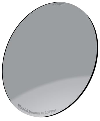 TILTA Illusion 95mm Full Spectrum Neutral Density ND 0.3 Filter Compatible with Tilta Mirage Matte Box, Lens Circular Filter for DSLR Cameras Photography Accessories TF-95-ND3