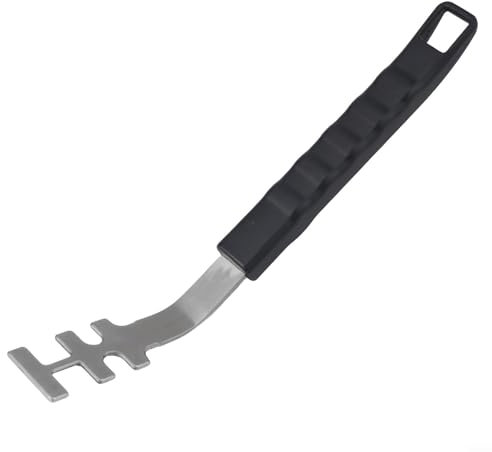 EXTRWORY Grillrostheber aus Edelstahl Hitzebeständiger Griff Rosteinstellungen
