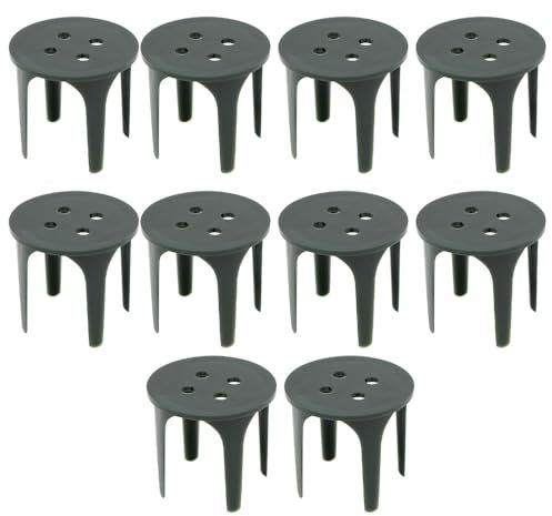 KOZOY Pinholder Pinholder in schiuma floreale, 10 supporti per il fissaggio e il fissaggio di composizioni floreali, accessori per feste, auto, matrimoni (10, rotondi)