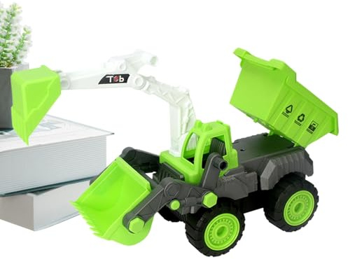 Zuasdvnk Benn-Lkw-Spielzeug, Joy Digger Truck – multifunktionale Schwungfahrzeuge, Baufahrzeuge, Lernspielzeug für den Kindergarten