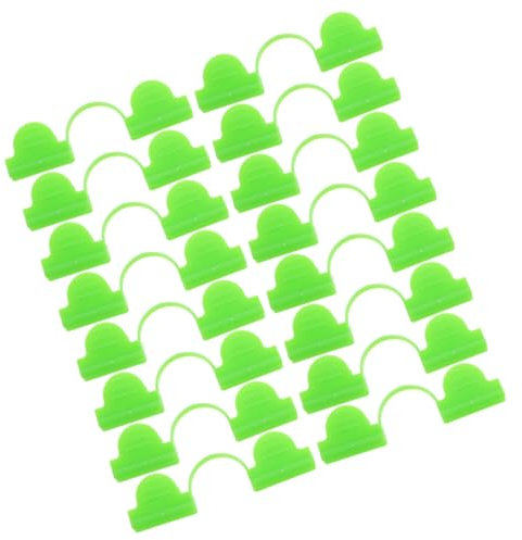 NULYLU 50piezas Abrazaderas De Fijación Plásticas Para Invernadero Clips De Antiviento Para y Cultivos Instalación y Clips Resistentes Para El Film Térmico
