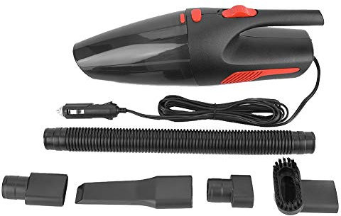 Zohisin Nettoyeur De Véhicule Filaire 120 W Double Usage Humide Et Sec Aspirateur pour Voiture avec Plusieurs Buses Puissance Élevée Idéal Nettoyage Intérieur Extérieur