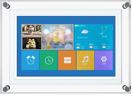 Cornice For Foto Digitale WIFI In Acrilico 32G Con Impostazione Del'ora Del'orologio Controllo Del'invio Del Telefono Schermo Dela Batteria Condividere Facilmente Momenti