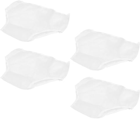 ZUNOXAZ 4 Pièces Culottes Incontinence Lavables Imperméables pour Adultes Absorbantes et Réutilisables Protection Anti-fuite Confortable pour Hommes et Femmes Lot de Blanc