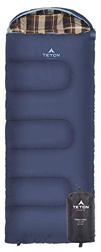 Teton Junior, 20 Degree Sleeping Bag. Finally, Sleeping Bag for Boys, Girls, All Kids, Warm and Comfortable; for All Camping Weather and Built to Last