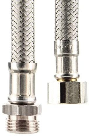 Sanitary Connection Hose Extension 3/7 Inch Union Nut x 3/8 Inch Male Thread Length 1500 mm