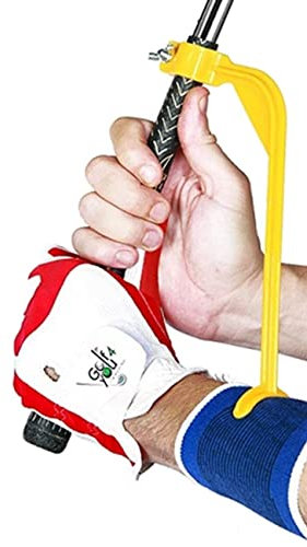 Golf Swing Training Aid | Golf Wrist Hinge Trainer - Stop Swinging over the Top and Develop a More Consistent Golf Swing Plane - Take your Golf Game to the Next Level with the Golf Swing Guide