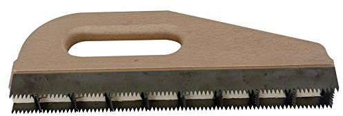 Sciotte Dentée pour Pierre Tendre – Double Lame Longitudinale, Coupe Précise Matériaux Tendres, Outil Maçonnerie et Taille de Pierre – MONDELIN