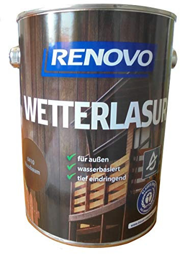 EM RENOVO Wetterlasur 2,5L nussbaum wasserbasiert 287300258410