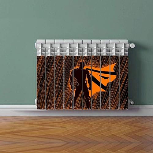 Termosifone SUPERHERO DARK Rivestimento Adesivo Laminato Stickers Termosifone Wrapping Interior Design
