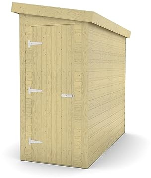 Arbor Garden Solutions Narrow Alley Shed, 3m x 1.2m, double door