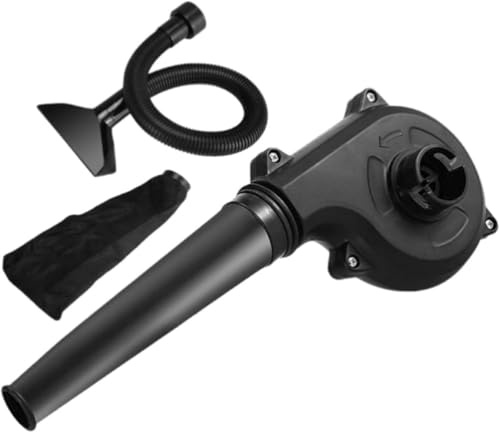 Candeon Winkelschleifer Aufsatz for GebläSe Und Staubsauger, 2 In 1 Winkelschleifer Zubehör Adapter Konverter Von Winkelschleifer Zu LuftgebläSe Laubbläser Mit Griff FüR Garten, Garage, Auto