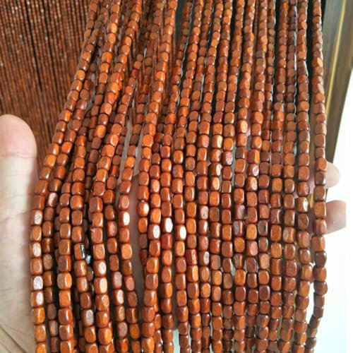 Sh000ad Perlenvorhang,Natur Holzperlenvorhang Bambusvorhang Türvorhang,Sichtschutz Raumteiler Fadenvorhänge,Dekovorhang Für Schlafzimmer,Balkontür,Anpassbar,Breite x Höhe (115cm x 220cm(115 Stränge))