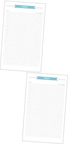NUOBESTY 80 Blatt Papier Nachfüllen Lochpapier-nachfüllungen 6 Ringbucheinlagen Linierte Papiere Nachfüllen Breites Liniertes Notizbuchpapier Tagebucheinlagen Füllpapier 6 Ringplaner