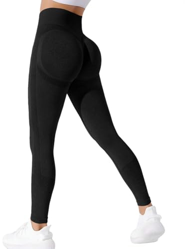 Neteson Leggins Sportivi Donna Vita Alta Scrunch Leggings Palestra Push Up | Pantaloni Yoga Controllo della Pancia Opaco Elastici Anticellulite Leggings