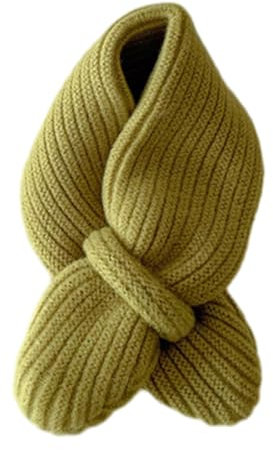 NVOQILIN Modischer Kinder-Strickschal, weich und warm, einfarbig, stilvoller Kinder-Wollschal, weicher und bequemer Schal