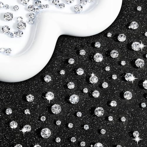 288 pezzi di strass per tessuti, colla per strass su tessuto, glitter da applicare con il ferro da stiro per tessuti, retro di cristallo, artiglio, strass, pietre preziose per gioielli fai da te