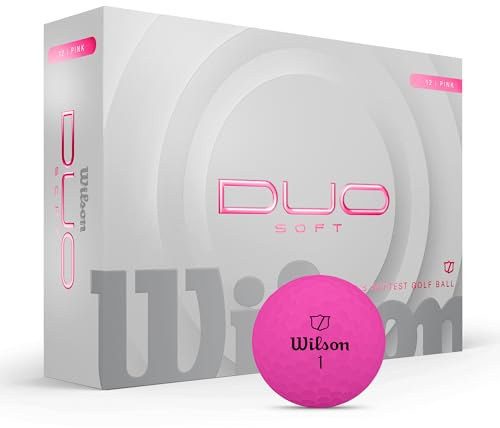 Wilson Palline Da Golf Triad, Caratterizzate Da Un Design Audace E Una Superficie In Uretano Ad Alta Aderenza, Assicurano Equilibrio E Controllo Preciso, Colore: Bianco, Confezione Da 12