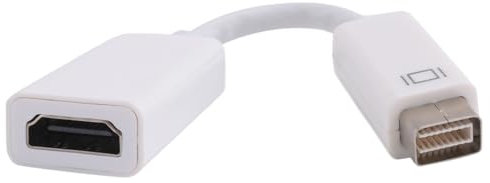 Bosiyrggrl Cable - 1102-0.2 - Mini Cable adapter DVI to female for (0.20 m) white