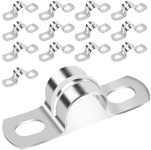 YFLeomry 14 Stück Rohrschellen 16 mm Edelstahl Rohrschelle für Befestigung