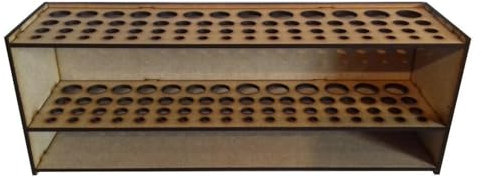 Zopoee Porta-pennelli per, per artisti, portapennelli da trucco, scaffalatura con 67 fori, per penne e strumenti artistici