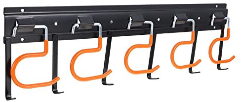 STOBOK Werkzeug Wandhalter Organizer Mit Rutschfester Pvc-beschichtung Für Besen Mopp Schaufel Garten Und Reinigungswerkzeuge Für Garage Keller Und Werkstatt