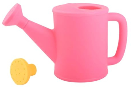 KiBcsLic Annaffiatoio Compatto con Ugello per Piante da Appartamento E Orto, Rosa