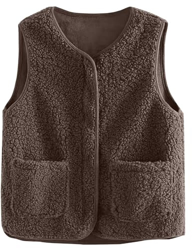 Nuoke fleecejacke damen pullunder, damenwesten, weste lang damen, italienische mode, damenwesten ärmellos, damenwesten, damenjacken, teddy jacke dame, damenjacken, hoodie decke