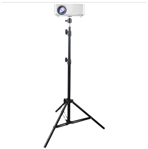 RBBCYQDV Soporte for proyector de pie, apto for trípode doméstico elf de 6mm, 1/4 de metal