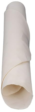 Alomejor Ziegenfell-Trommelfell 400 Mm Durchmesser Bongo-Trommel Ersatzteile Musikinstrumentenzubehör Trommelfell in Khaki-Farbe für Professionelle Perkussion