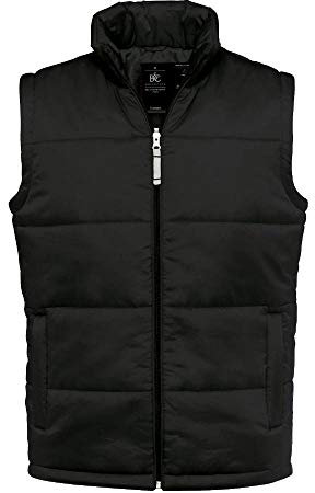 Unbekannt B&C Herren Opaque Mao Ärmellose Weste Schwarz Schwarz Größe:XXX-Large
