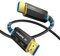 Cable HDMI 2.1 de fibra óptica 10 metros 8K, Alta velocidad 48Gbps Cable de fibra HDMI Soporte 8K@60 Hz, 4K@120/144Hz HDCP 2.2 y 2.3 HDR, eARC, Dolby Atmos para Fire Roku Apple HDTV, monitor