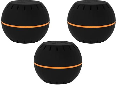 Shelly Luftfeuchtigkeits- und Temperatursensor H&T, schwarz, 3 Stück